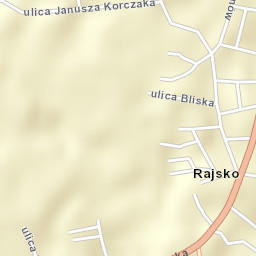 Rajsko Street Map