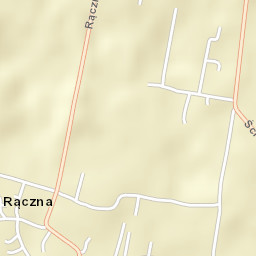 Rączna Street Map