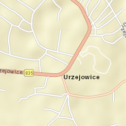 Urzejowice Street Map
