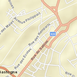 Bastogne Street Map
