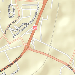 Wodzisław Śląski Street Map