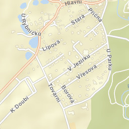 Průhonice Street Map