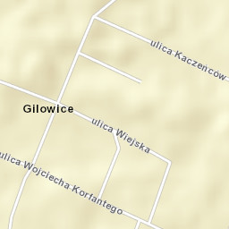 Gilowice Street Map
