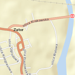 Zator Street Map