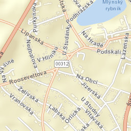 Říčany Street Map