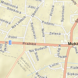 Mukařov Street Map