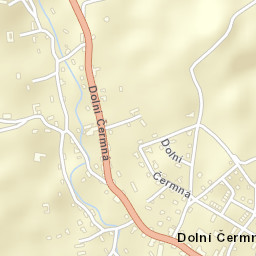 Dolní Čermná Street Map