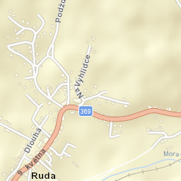 Ruda nad Moravou Street Map