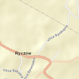 Ryczów Street Map