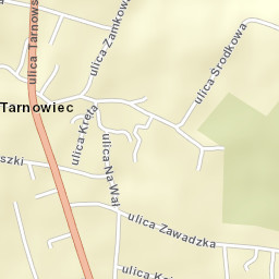 Tarnowiec Street Map