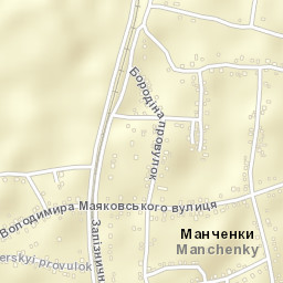Manchenky Street Map