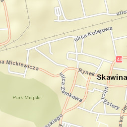 Skawina Street Map
