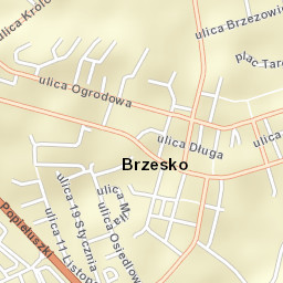 Powiat brzeski Street Map
