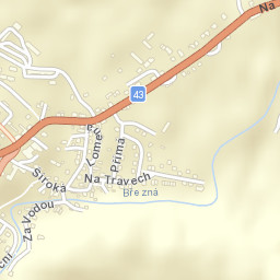 Štíty Street Map