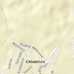 Chlebičov Street Map