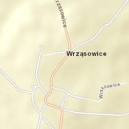 Wrząsowice Street Map