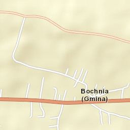 Łapczyca Street Map