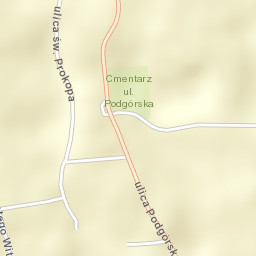 Jadowniki Street Map