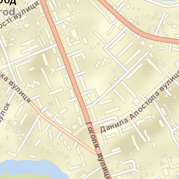 Myrhorod Street Map