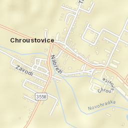 Chroustovice Street Map