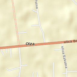 Olza Street Map