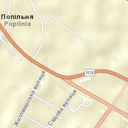 Popilnia Street Map