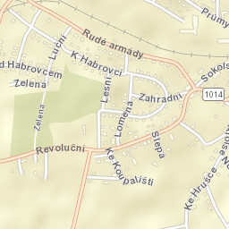 Strančice Street Map