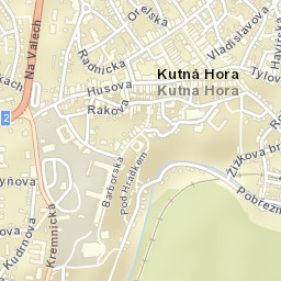 Kutná Hora Street Map