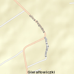 Gierałtowice Street Map