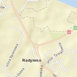 Radymno Street Map