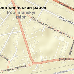 Popilnia Street Map