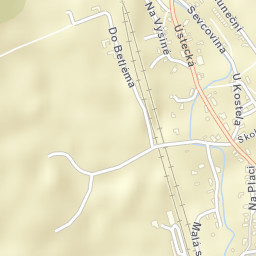 Dlouhá Třebová Street Map
