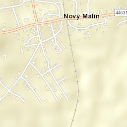 Nový Malín Street Map