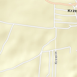 Krzęcin Street Map
