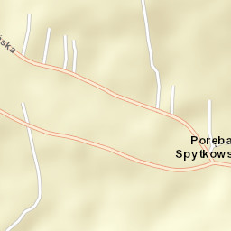 Poręba Spytkowska Street Map