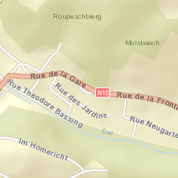 Vianden Street Map