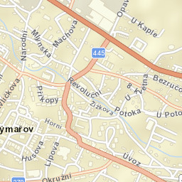 Rýmařov Street Map