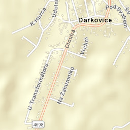 Darkovice Street Map