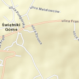 Świątniki Górne Street Map