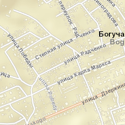 Boguchar Street Map