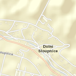Dolní Sloupnice Street Map