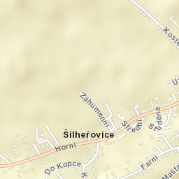 Šilheřovice Street Map