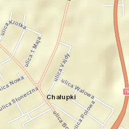 Chałupki Street Map