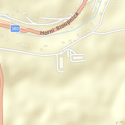 Horní Sloupnice Street Map