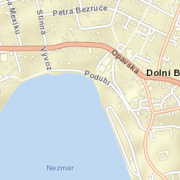 Dolní Benešov Street Map
