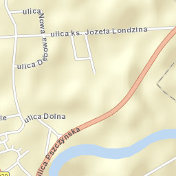 Strumień Street Map