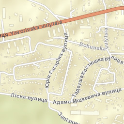 Ivano-Frankove Street Map