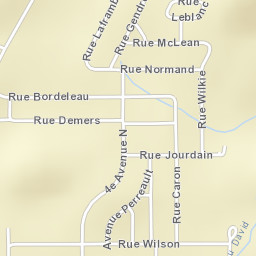Chibougamau Street Map