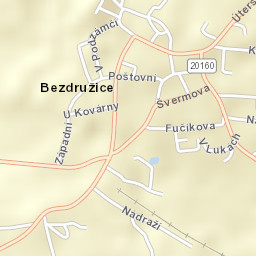 Bezdružice Street Map