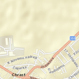 Chrast Street Map